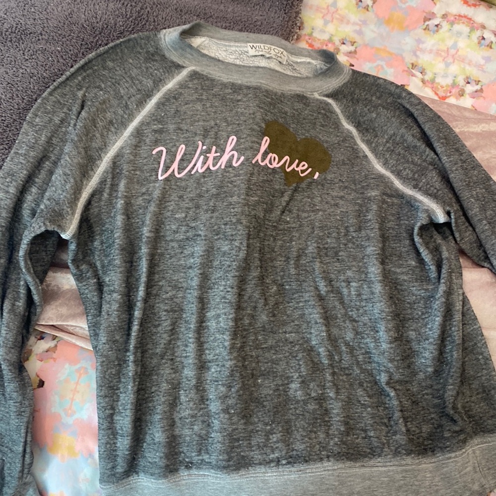 “With love” Wildfox sweatshirt